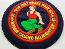 * WIGAN CASINO ORIGINAL RARE ALL NIGHTER NORTHERN SOUL  PATCH