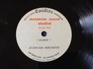UNRELEASED 1968 DEMO ACETATE - DUNCAN BROWNE rare 1968 - 2 PSYCH FOLK TRACKS