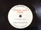 UNRELEASED 1968 DEMO PSYCH ACETATE - DANA GILLESPIE -I WOULD CRY rare UK ACETATE