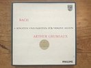 Philips A 02205/07 L ED1 - Bach Sonatas & Partitas Violin Solo Grumiaux 3 X MINT