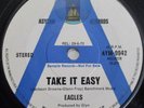 EAGLES - TAKE IT EASY - VERY RARE 1972 AUSSIE PROMO 7'' SINGLE