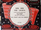 Bill Haley Dim Dim The Lights EP Brunswick Red Gold Tri Centre Near Mint