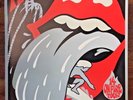 Unused repro rock gig concert poster rolling stones Sydney Australia 890x637mm