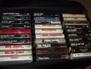 CASE LOGIC CASSETTE BAG DOUBLE SIDED FULL WITH 60 CASSETTES ROCK NEW WAVE