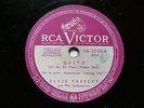 ELVIS PRESLEY Rca Victor 1A-1342 ROCK ARG PRESS 78rpm OSITO / AMANDOTE