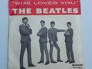 The Beatles She Loves You/I’ll Get You Swan Records 45 RPM Pic Sleeve & Record