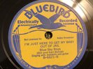 COUNTRY BLUE SKY BOYS Bluebird 6621 Here to Get My Baby Out of Jail/  Mint ---