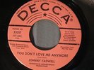 Johnny Caswell - You Don't Love Me Anymore / I O U Promo 1963 Northern Soul 45