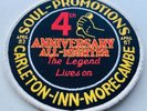 *MORECAMBE CARLETON INN 80’s ALL NIGHTER NORTHERN SOUL PATCH *WIGAN CASINO