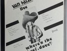 Van Halen - Where’s the Beef Dave? NYC Live (2) LP 1984, Fan Club, Rare