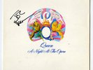 John Deacon Signed Queen LP A Night At The Opera Freddie Mercury