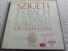 Szigeti Bach 6 Sonatas  & Partitas Vanguard Maroon BG 627/9 VG/VG+