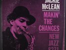 JACKIE MCLEAN: Makin' The Changes LP (Mono, tag oc, mostly split jacket, tag re