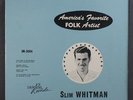 SLIM WHITMAN: America's Favorite Folk Artist LP (10