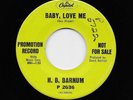 H.B. Barnum - Baby Love Me / Bad Luck's On Me (Soul, 45)