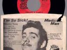 YOUNG & DIRTY 1980 DETROIT PUNK 45 I'm So Sick / Medicine Man w/PICTURE SLEEVE