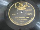 78 RPM, Okeh 45258, Frank Hutchison, Back In My Home Town/The Miner's Blues