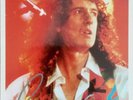 Brian May HAND SIGNED Colour QUEEN Promo Photograph *In Person* Incl. COA