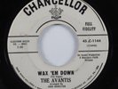 Instrumental Surf 45 AVANTIS Wax 'Em Down CHANCELLOR promo HEAR