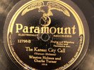 Paramount 12798 Winston Holmes & Charlie Turner KANSAS CITY CALL 78 rpm V+/EE-