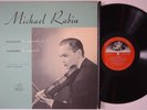 ANGEL 35259 MICHAEL RABIN Paganini Glazounov Violin Concertos LP VG++ Dowel Mono