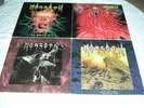 4 x Morgoth LP The Eternal Fall / Resurrection Absurd / Cursed / Odium Death