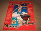 TRIBAL STOMP - MONTEREY 1979 ORIGINAL HUGE POSTER