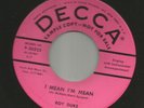 ROCKABILLY - ROY DUKE-   I MEAN IM MEAN   -HEAR BOTH -1957 DJ DECCA