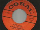 ROCKABILLY- JOHNNY BURNETTE TRIO- HONEY HUSH / THE TRAIN KEPT - HEAR -1956 CORAL