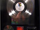 U2 - Under a Blood Red Sky Platinum RIAA US Award platin goldene Schallplatte