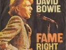 DAVID BOWIE FAME / RIGHT GERMAN 45 PS 7