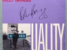 Billy Bragg 12” Vinyl  Signed   1991 Johnny Marr. Folk. Woody Guthrie