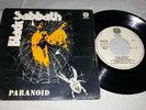 BLACK SABBATH - PARANOID / WICKED WORLD+1 45/7 EP 1972 PORTUGAL VERTIGO UNIQUE