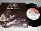 AC/DC Hells Bells 7/45 radio promotion TEXTURE PORTUGAL UNIQUE SLEEVE RARE