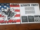 SIGNED AGNOSTIC FRONT MURPHYS LAW CBGB RED WHITE BLU VINYL LP Stigma AUTOGRAPHED