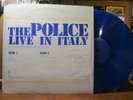 THE POLICE:  Live in Italy   (Adventure Records - baby blue vinyl)