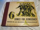 6 Songs for Democracy 78 RPM Complete Set Discos de las Brigados Internacionales