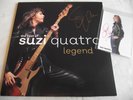SUZI QUATRO   LEGEND THE BEST OF ** 2017 DBL LP GOLD VINYL SIGNED + SIGNED PHOTO