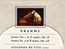 ALP 1282 S/C UK - GIOCONDA DE VITO / FISCHER - BRAHMS VIOLIN SONATAS 1 & 2 - NM