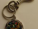 MOTORHEAD BOMBER VINTAGE METAL KEY RING / FOB FROM THE 1980s LEMMY
