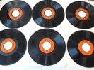 SEEBURG Background Music Records   6x BASIC ORANGE - EARLY 1961, 1964-65 RARE