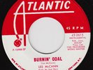 LES McCANN Burnin' Coal RARE M- promo 45 SUPERB  mod jazz dancer funk LISTEN