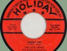 LOVE NOTES Don't Go / If I Could Make You Mine 45rpm Holiday 1957 original press