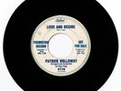 PATRICE HOLLOWAY - LOVE & DESIRE / ECSTACY - U.S. CAPITOL 5778 - ORIGINAL DEMO