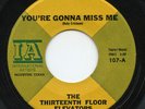 Rare Garage 45 - The 13th Floor Elevators - You're Gonna Miss Me - MISLABELED