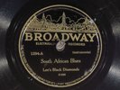 78 RPM - Windy Rhythm Kings (as Lees Black Diamonds), Broadway 1294, E-/VV+ Jazz