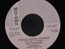 CONTOURS: Whole Lotta Woman / Come On And Be Mine 45 (repro) Soul