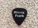 Warlock Doro Frank Rittel Guitar Pick True As Steel Tour Rare