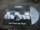 TRES BEAU 33T DISQUE COULEUR MARBRE GRIS ACDC  LET THERE BE ROCK