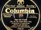 PRE-WAR JAZZ 78  DOC COOK  HUM & STRUM  COLUMBIA 1430-D RARE V/V+